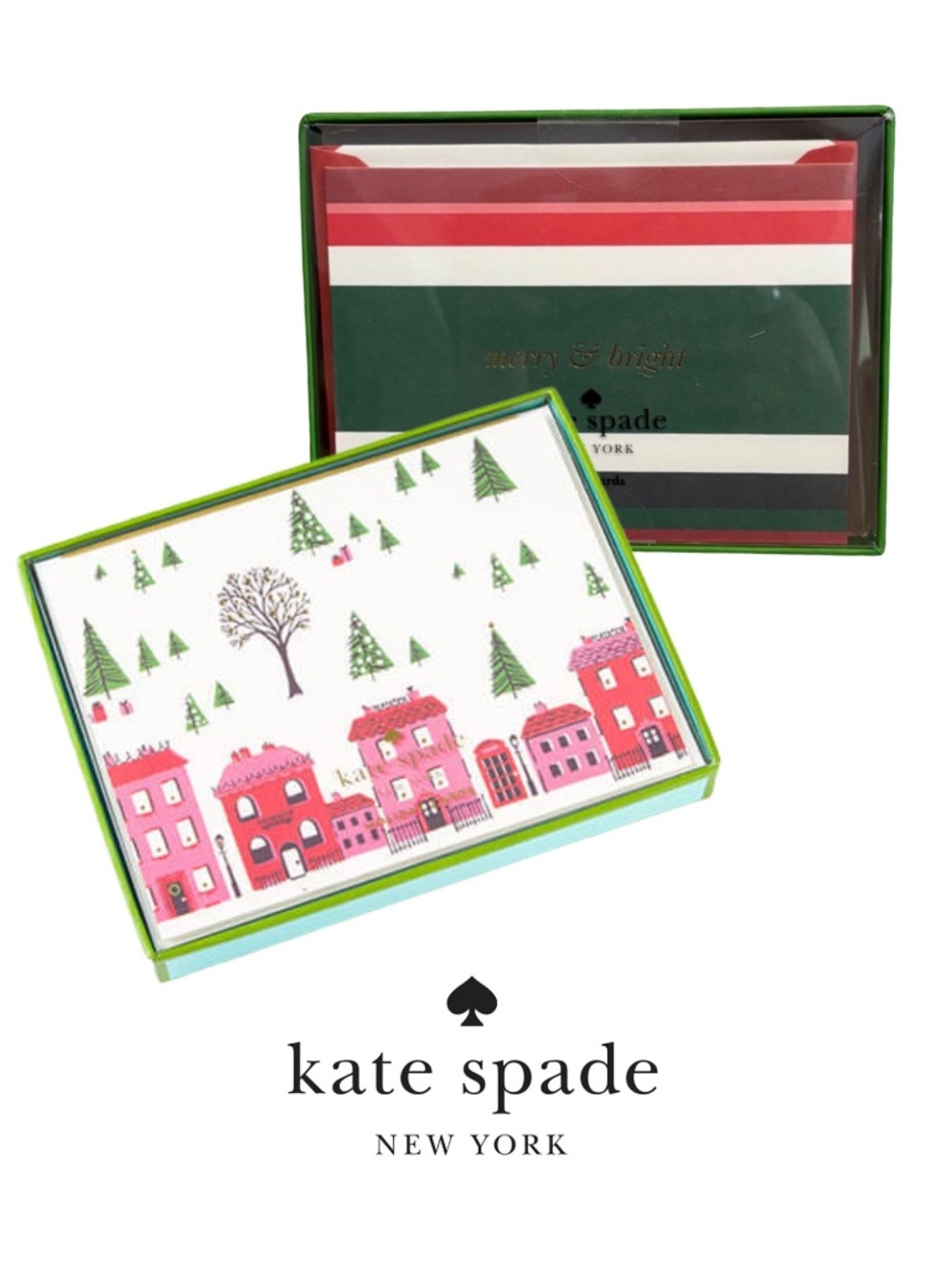 Kate Spade Holiday 10-Card Sets Bundle Of 2